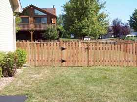 Western Red Cedar Picket Fence Materials