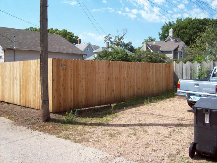 Western Red Cedar Privacy Fence Materials